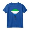 Camicia Sierra Leone Bandiera - Cerniera Maglietta Design Patrimonio Ispanico - Regalo Orgoglio della Sierra Leone