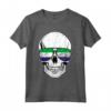 Bandiera della Sierra Leone Paese Sugar Skull - Maglietta Radici Sierra Leone - Abbigliamento Patriotico per Tutta la Famiglia