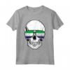 Bandiera della Sierra Leone Paese Sugar Skull - Maglietta Radici Sierra Leone - Abbigliamento Patriotico per Tutta la Famiglia