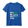 Donna Sierra Leone - Orgoglio DNA Sierra Leonean Flag Roots Maglietta con Collo a V - È nel mio DNA - Ideale per Mostrare il Tuo Amore per la Sierra Leone