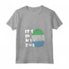 Donna Sierra Leone - Orgoglio DNA Sierra Leonean Flag Roots Maglietta con Collo a V - È nel mio DNA - Ideale per Mostrare il Tuo Amore per la Sierra Leone