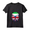 Donna Bandiera della Sierra Leone - Maglietta con Collo a V - Cuore Britannico - Regno Unito - Ideale per Regalo Unico e Heritage Design