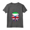 Donna Bandiera della Sierra Leone - Maglietta con Collo a V - Cuore Britannico - Regno Unito - Ideale per Regalo Unico e Heritage Design