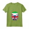 Donna Bandiera della Sierra Leone - Maglietta con Collo a V - Cuore Britannico - Regno Unito - Ideale per Regalo Unico e Heritage Design