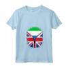 Donna Bandiera della Sierra Leone - Maglietta con Collo a V - Cuore Britannico - Regno Unito - Ideale per Regalo Unico e Heritage Design