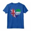 Sierra Leone Roots - Mezza Bandiera Britannica Bandiera della Sierra Leone Maglietta - Ideale per Compleanno, Festa della Mamma o Natale