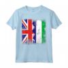 Radici della Sierra Leone - Mezza Bandiera Britannica Maglietta della Sierra Leone - Ideale per Compleanno, Festa della Mamma, Natale