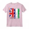 Radici della Sierra Leone - Mezza Bandiera Britannica Maglietta della Sierra Leone - Ideale per Compleanno, Festa della Mamma, Natale