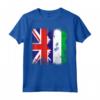 Radici della Sierra Leone - Mezza Bandiera Britannica Maglietta della Sierra Leone - Ideale per Compleanno, Festa della Mamma, Natale