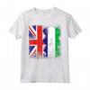 Radici della Sierra Leone - Mezza Bandiera Britannica Maglietta della Sierra Leone - Ideale per Compleanno, Festa della Mamma, Natale