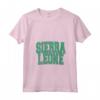 Donna Sierra Leone - Leone Maglietta Varsity con Collo a V - Design Vintage della Sierra Leone