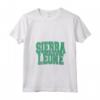 Donna Sierra Leone - Leone Maglietta Varsity con Collo a V - Design Vintage della Sierra Leone