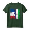 Radici della Sierra Leone mezza bandiera francese | Francia Sierra Leone Maglietta - Abbigliamento Patriottico per Uomini, Donne e Bambini
