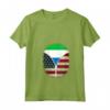 Donna Sierra Leone Bandiera Americana USA - Maglietta con Cerniera Mix Heritage Design - Ideale per Mostrare il Tuo Orgoglio e Apprezzamento