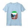 Donna Sierra Leone Bandiera Americana USA - Maglietta con Cerniera Mix Heritage Design - Ideale per Mostrare il Tuo Orgoglio e Apprezzamento