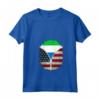 Donna Sierra Leone Bandiera Americana USA - Maglietta con Cerniera Mix Heritage Design - Ideale per Mostrare il Tuo Orgoglio e Apprezzamento