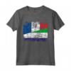Bandiere della Sierra Leone Francia - Mezza Radici francesi della Sierra Leone Maglietta - Mostra la tua Cultura Unica!
