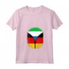 Donna Sierra Leone Germania Bandiera Sierra Leone Tedesco Cerniera Maglietta con Collo a V - Orgoglio della Mia Eredità - Design Unico per Regalo