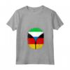 Donna Sierra Leone Germania Bandiera Sierra Leone Tedesco Cerniera Maglietta con Collo a V - Orgoglio della Mia Eredità - Design Unico per Regalo