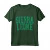 Sierra Leone - Logo della Sierra Leone Varsity - Leone Maglietta Vintage - Orgoglio Nazionale e Souvenir