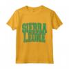 Sierra Leone - Logo della Sierra Leone Varsity - Leone Maglietta Vintage - Orgoglio Nazionale e Souvenir