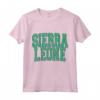 Sierra Leone - Logo della Sierra Leone Varsity - Leone Maglietta Vintage - Orgoglio Nazionale e Souvenir