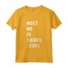 Incontriamoci a Sierra Leone - T-shirt Vintage Retrò per Amanti dei Viaggi e della Geografia - Leggera e Divertente