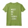 Incontriamoci a Sierra Leone - T-shirt Vintage Retrò per Amanti dei Viaggi e della Geografia - Leggera e Divertente
