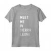 Incontriamoci a Sierra Leone - T-shirt Vintage Retrò per Amanti dei Viaggi e della Geografia - Leggera e Divertente
