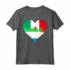 Bandiera del Patrimonio Messicano e della Sierra Leone a Cuore Mix Maglietta - Regalo di Natale per Nazionalità Sierra Leone e DNA Patrimoniale