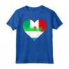 Bandiera del Patrimonio Messicano e della Sierra Leone a Cuore Mix Maglietta - Regalo di Natale per Nazionalità Sierra Leone e DNA Patrimoniale