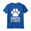 Singapura Cataholic Maglietta - Regalo Divertente per Amanti dei Gatti Singapura - Ideale per Compleanni