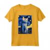 Singapura Cat Notte Stellata - Maglietta Divertente per Amanti dei Gatti di Singapura - Regalo Perfetto per Natale, Ringraziamento e Compleanni