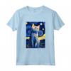 Singapura Cat Notte Stellata - Maglietta Divertente per Amanti dei Gatti di Singapura - Regalo Perfetto per Natale, Ringraziamento e Compleanni