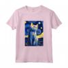 Singapura Cat Notte Stellata - Maglietta Divertente per Amanti dei Gatti di Singapura - Regalo Perfetto per Natale, Ringraziamento e Compleanni