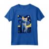 Singapura Cat Notte Stellata - Maglietta Divertente per Amanti dei Gatti di Singapura - Regalo Perfetto per Natale, Ringraziamento e Compleanni