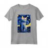 Singapura Cat Notte Stellata - Maglietta Divertente per Amanti dei Gatti di Singapura - Regalo Perfetto per Natale, Ringraziamento e Compleanni