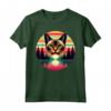 Singapura Cat Lover Tramonto Retro Style Vintage anni '80 '70 Maglietta - Ideale per Amanti dei Gatti e Proprietari di Gatti Singapura