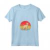 Singapura Cat Sunset Retro Vintage Design - Maglietta per Amanti dei Gatti - Regalo Speciale per Natale, Ringraziamento o Compleanni