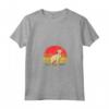 Singapura Cat Sunset Retro Vintage Design - Maglietta per Amanti dei Gatti - Regalo Speciale per Natale, Ringraziamento o Compleanni