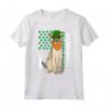 Singapura St Patricks Day Bandiera Americana Irlandese Maglietta per Amanti dei Gatti - Regalo Divertente per Amici e Familiari