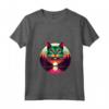 Donna Singapura Cat Lover Tramonto - Maglietta Vintage Retro Style anni '80 '70 - Ideale Regalo per Amanti dei Gatti