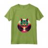 Donna Singapura Cat Lover Tramonto - Maglietta Vintage Retro Style anni '80 '70 - Ideale Regalo per Amanti dei Gatti