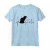 I Love My Singapura Cat - Maglietta divertente ECG Heartbeat per amanti dei gatti di Singapura - Regalo perfetto per Natale o Compleanno