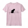 I Love My Singapura Cat - Maglietta divertente ECG Heartbeat per amanti dei gatti di Singapura - Regalo perfetto per Natale o Compleanno