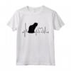 I Love My Singapura Cat - Maglietta divertente ECG Heartbeat per amanti dei gatti di Singapura - Regalo perfetto per Natale o Compleanno