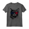 Bandiera USA del 4 Luglio - Maglietta del Gatto Singapura - Regalo Unico per Proprietari - Ideale per Compleanni e Feste Nazionali