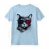 Bandiera USA del 4 Luglio - Maglietta del Gatto Singapura - Regalo Unico per Proprietari - Ideale per Compleanni e Feste Nazionali