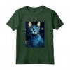 Singapura Cat Notte Stellata - Maglietta per Amanti dei Gatti di Singapura - Regalo Carino per Natale o Compleanni