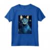 Singapura Cat Notte Stellata - Maglietta per Amanti dei Gatti di Singapura - Regalo Carino per Natale o Compleanni